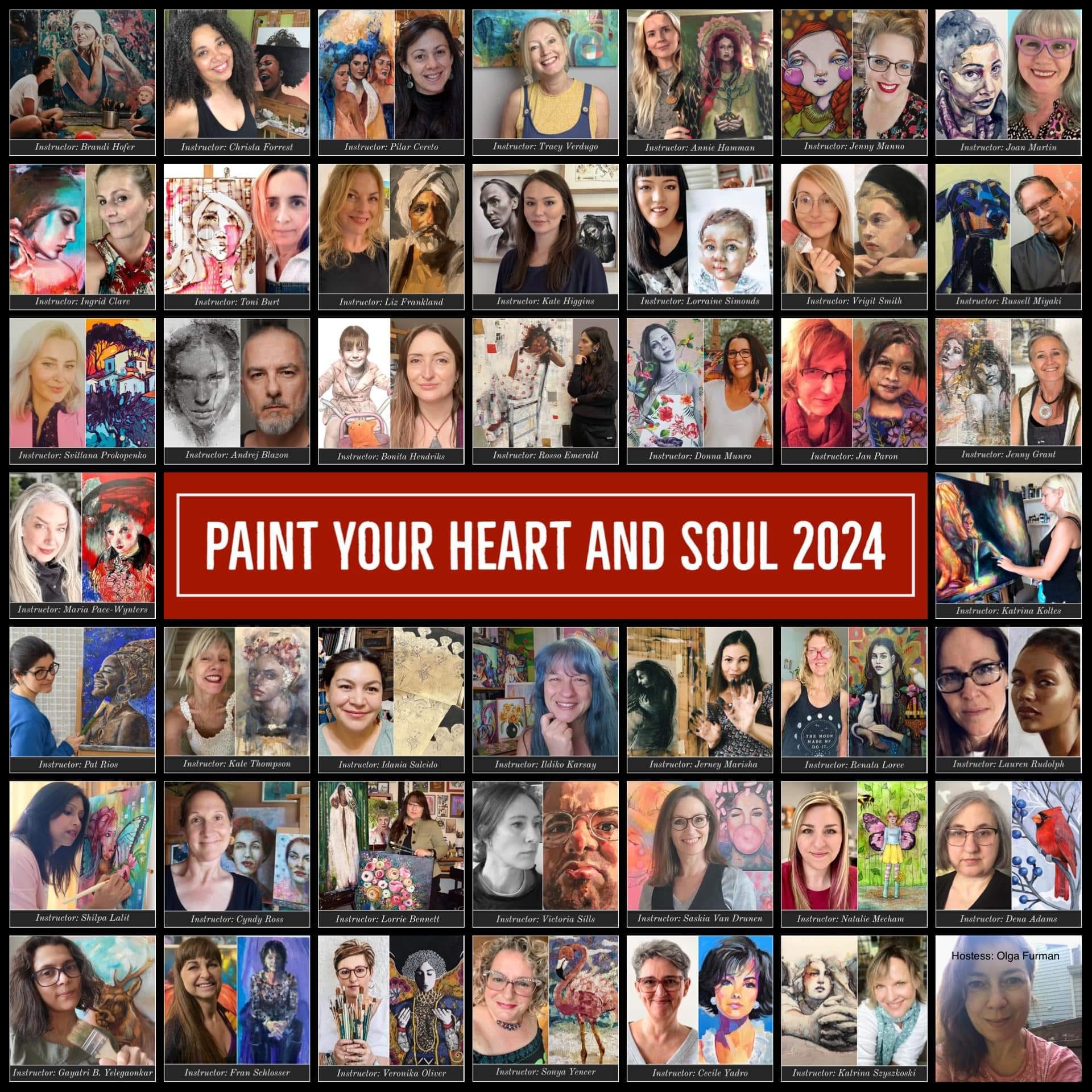 Paint Your Heart and Soul 2025 online art class